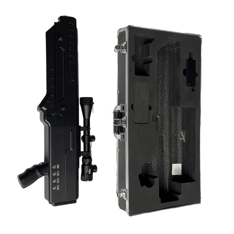  冠县手持便携式枪型低空防御反制四通道A型